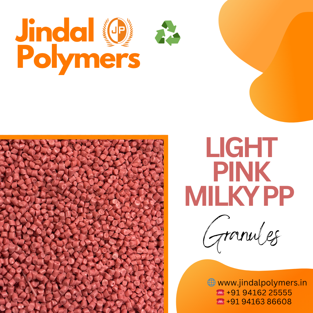 Milky Light Pink PP Granules